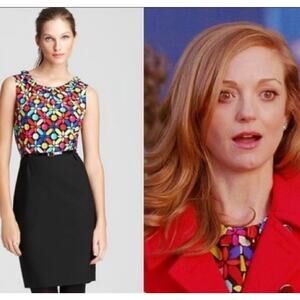 Kate Spade Andreas Dress Bright This Way Kaleidoscope Sheath Dress Size 6